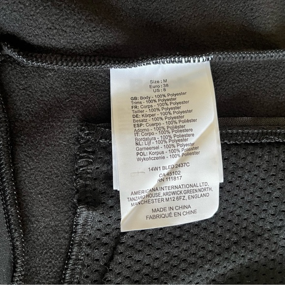 Bench Double Zip Sweater/Jacket - Size M Black - Picture 6 of 6